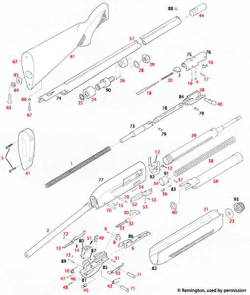 1100 remington parts diagram 1100 remington parts diagram