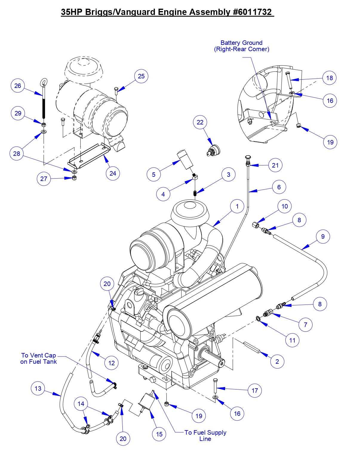 18 hp vanguard engine parts diagram 18 hp vanguard engine parts diagram