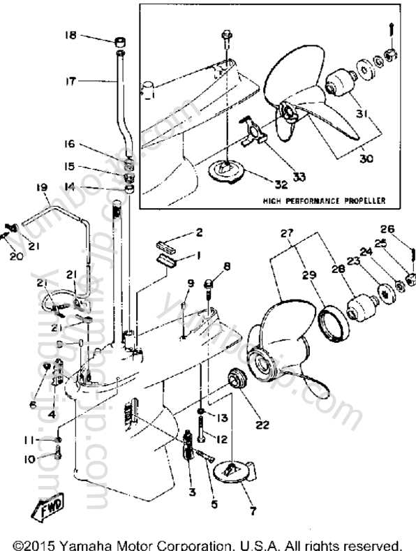 2 stroke yamaha outboard motor parts diagram