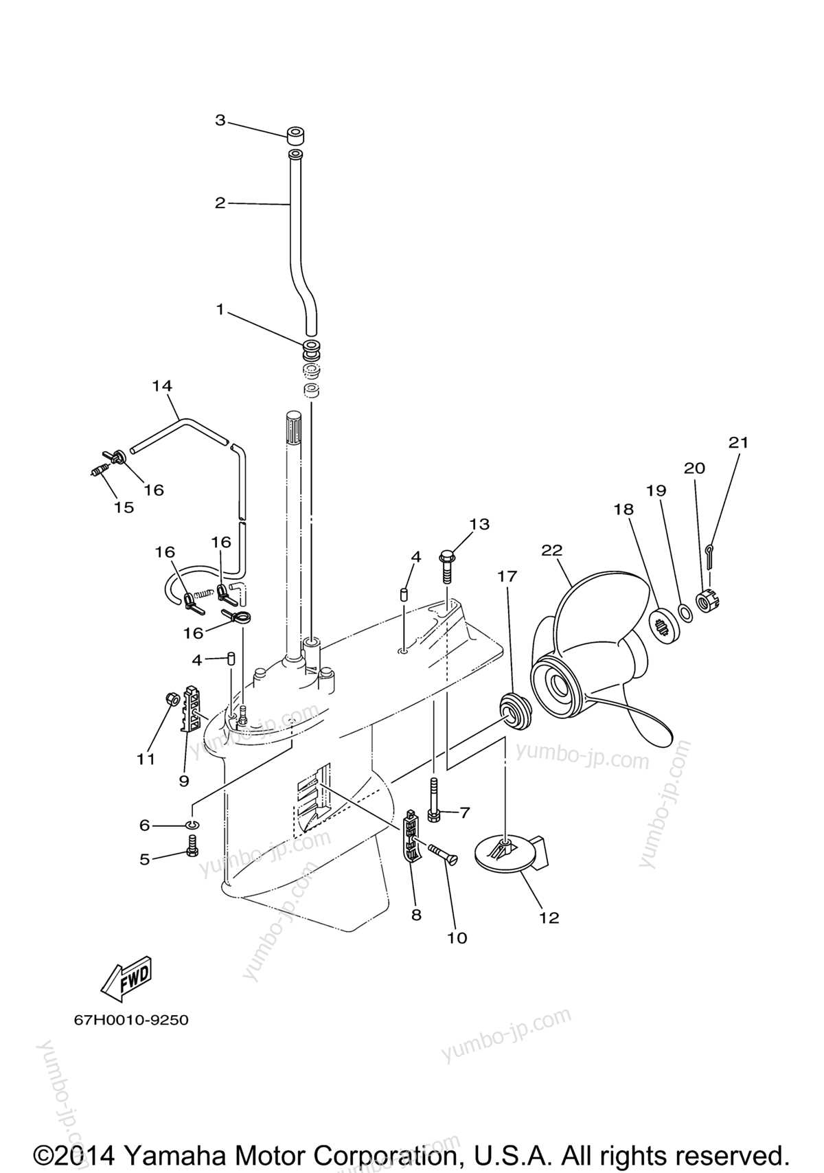 2 stroke yamaha outboard motor parts diagram
