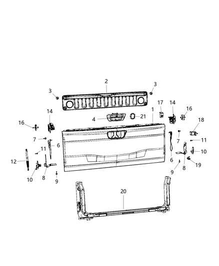 2019 ram 1500 parts diagram