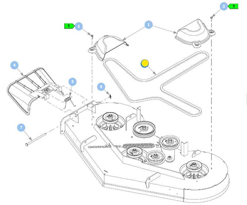 48 inch john deere 48 mower deck parts diagram