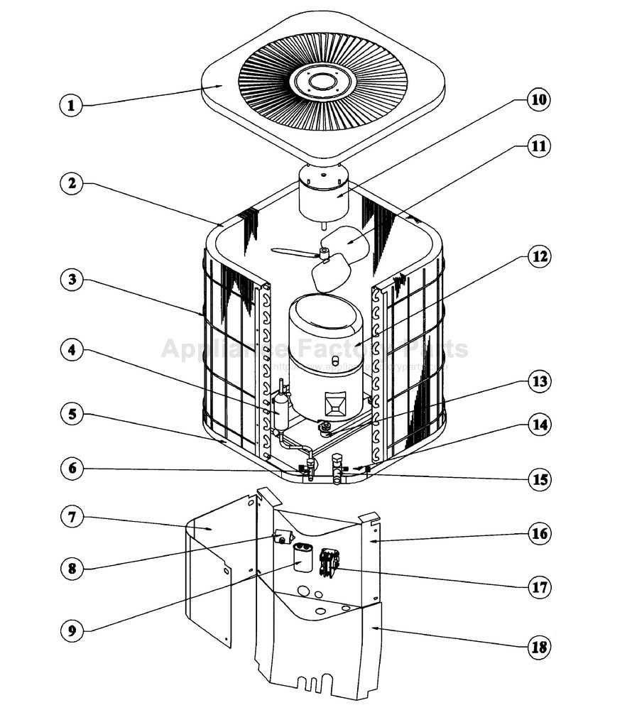 ac condenser parts diagram ac condenser parts diagram