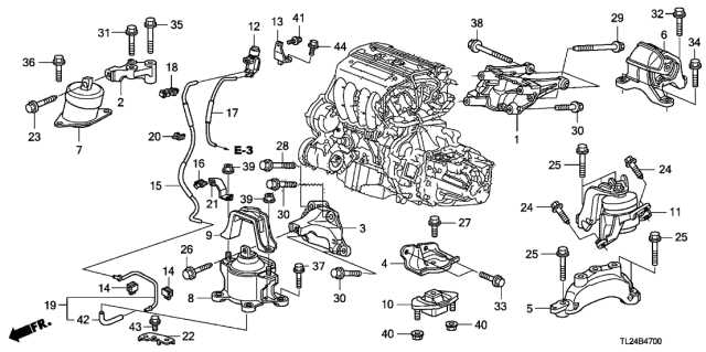 acura tsx parts diagram