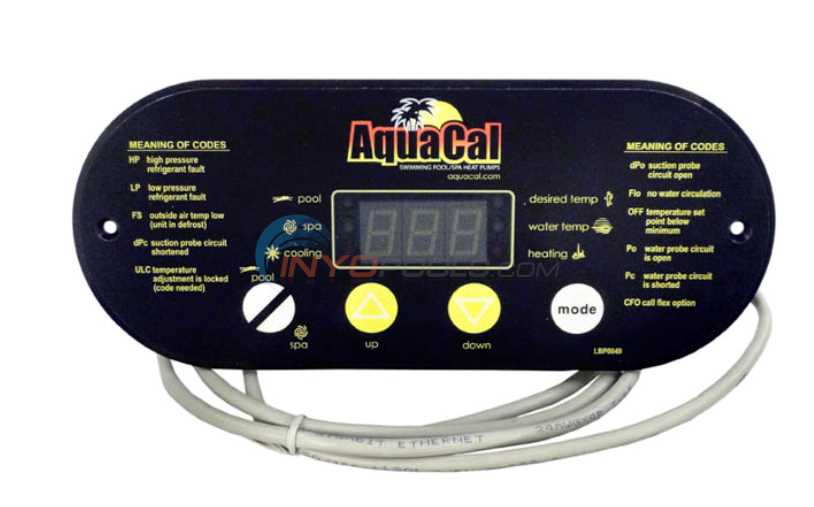 aquacal heat pump parts diagram