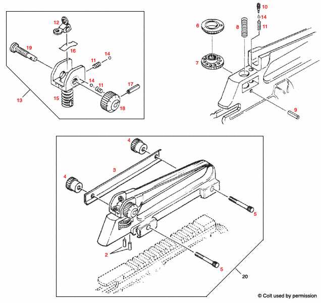 ar15 part diagram