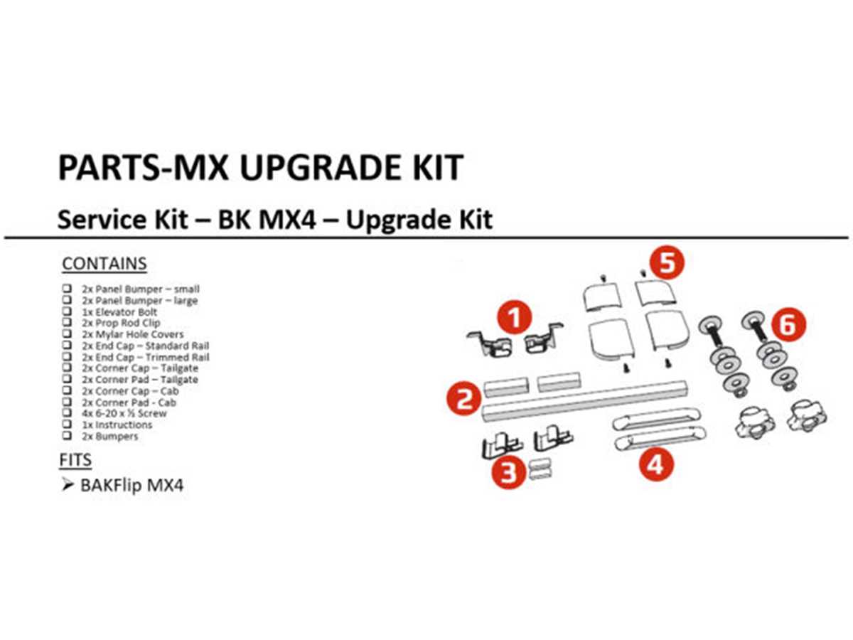 bakflip tonneau cover parts diagram bakflip tonneau cover parts diagram