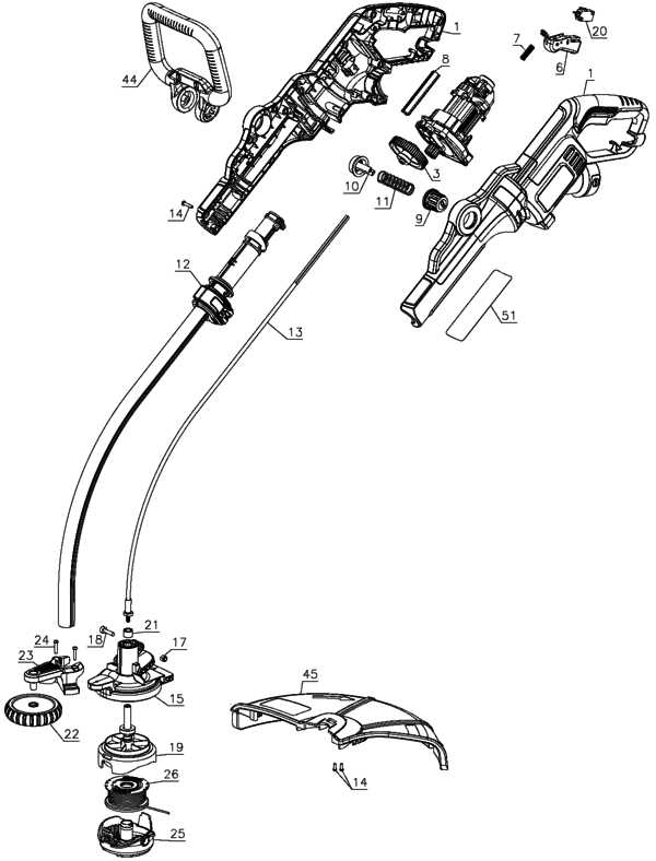 black and decker gh900 parts diagram