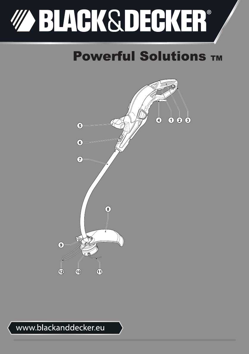 black and decker weed eater parts diagram