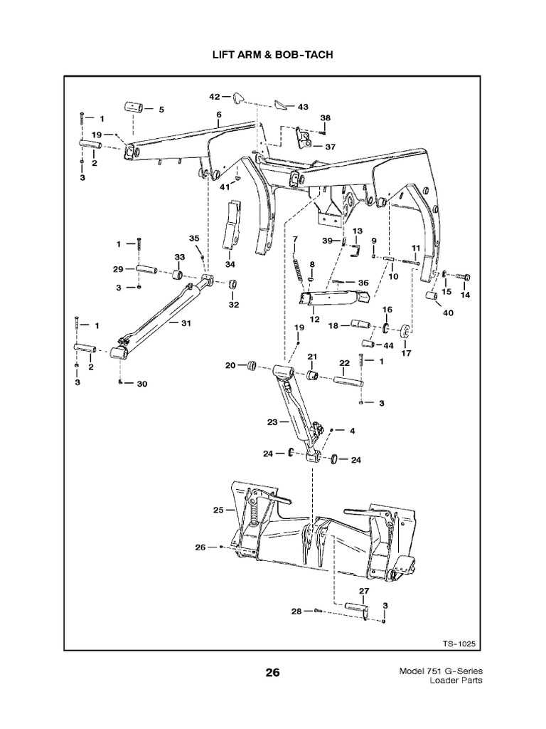 bobcat t595 parts diagram