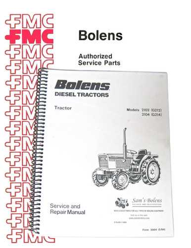 bolens parts diagram