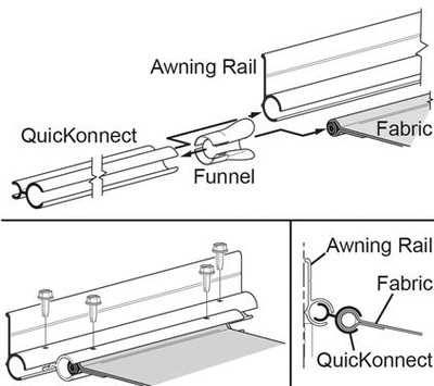 camper awning parts diagram