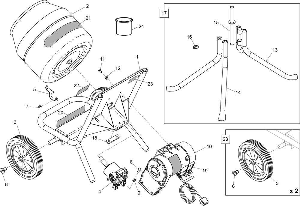 cement mixer parts diagram cement mixer parts diagram