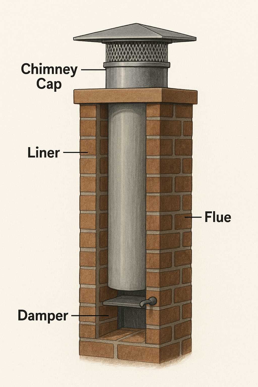 chimney parts diagram