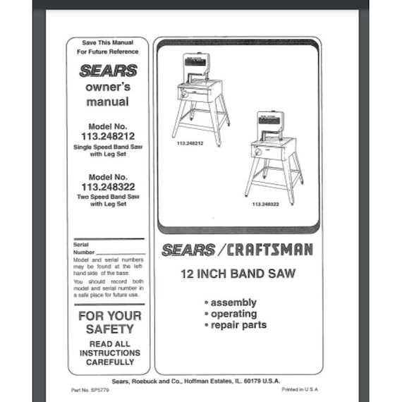 craftsman 12 inch band saw parts diagram craftsman 12 inch band saw parts diagram