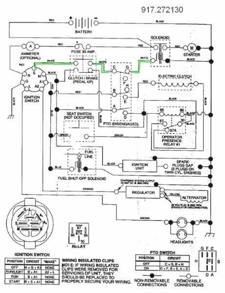 craftsman t240 parts diagram