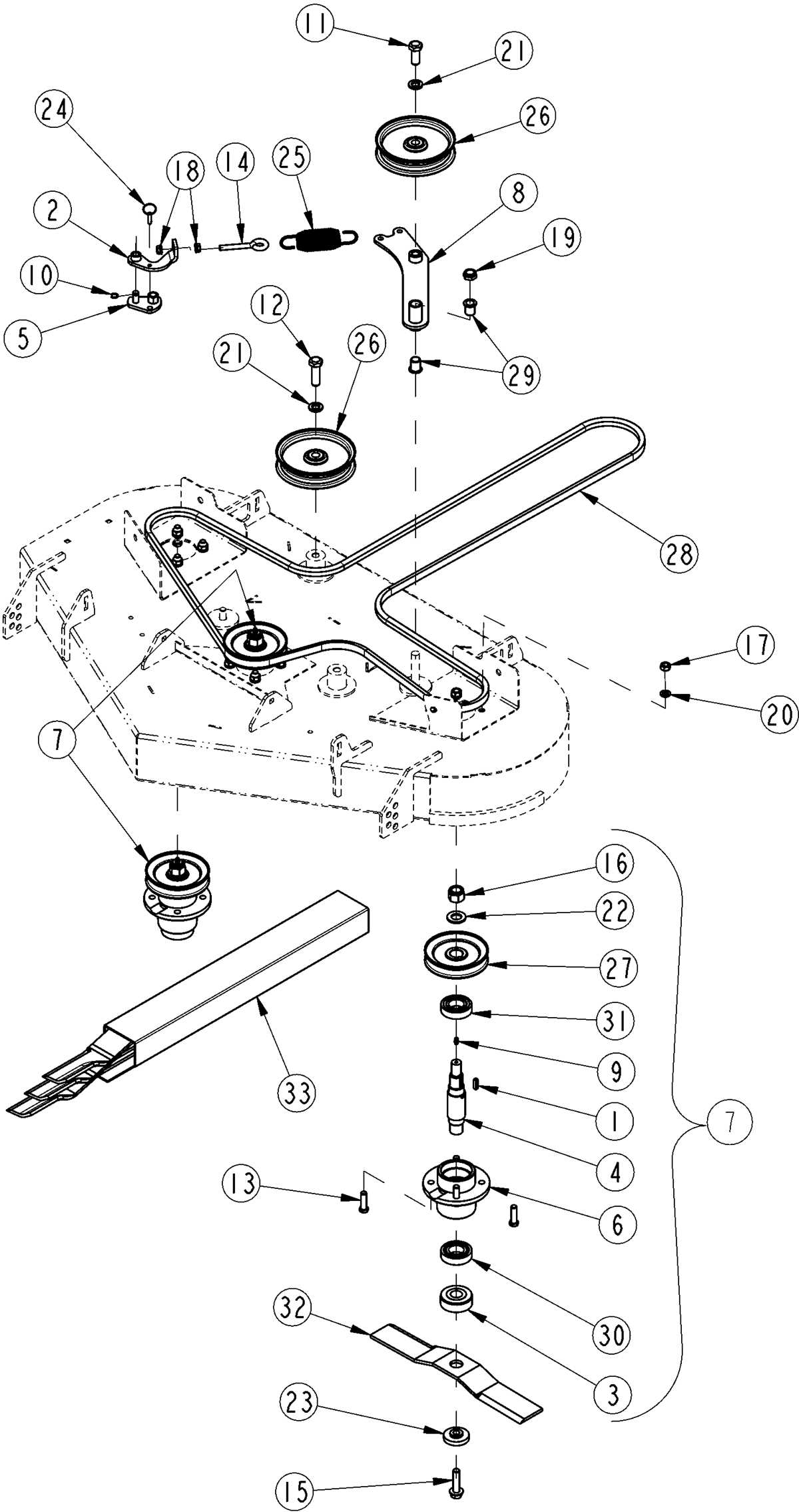 craftsman zero turn mower parts diagram