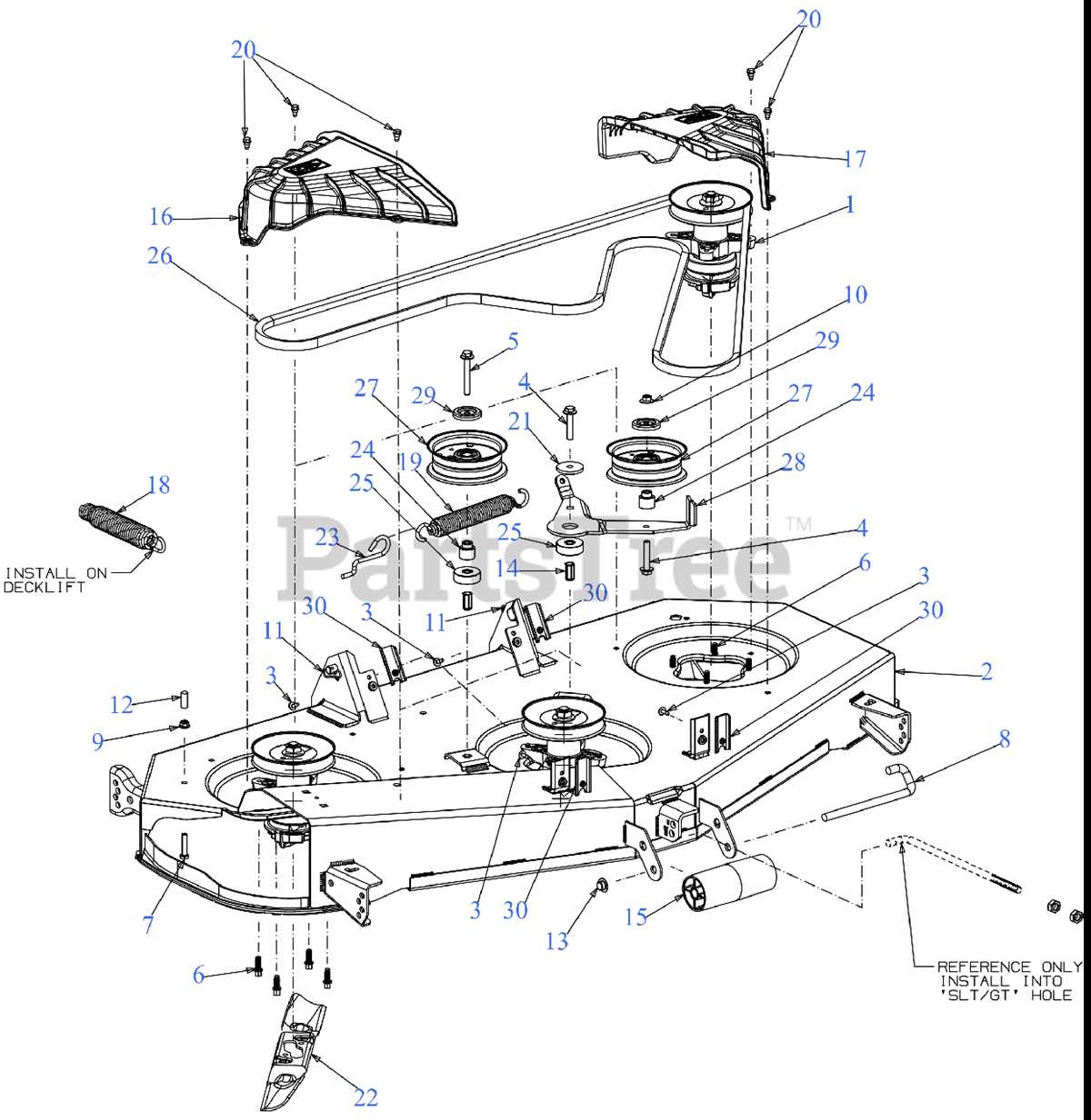 cub cadet xt2 parts diagram
