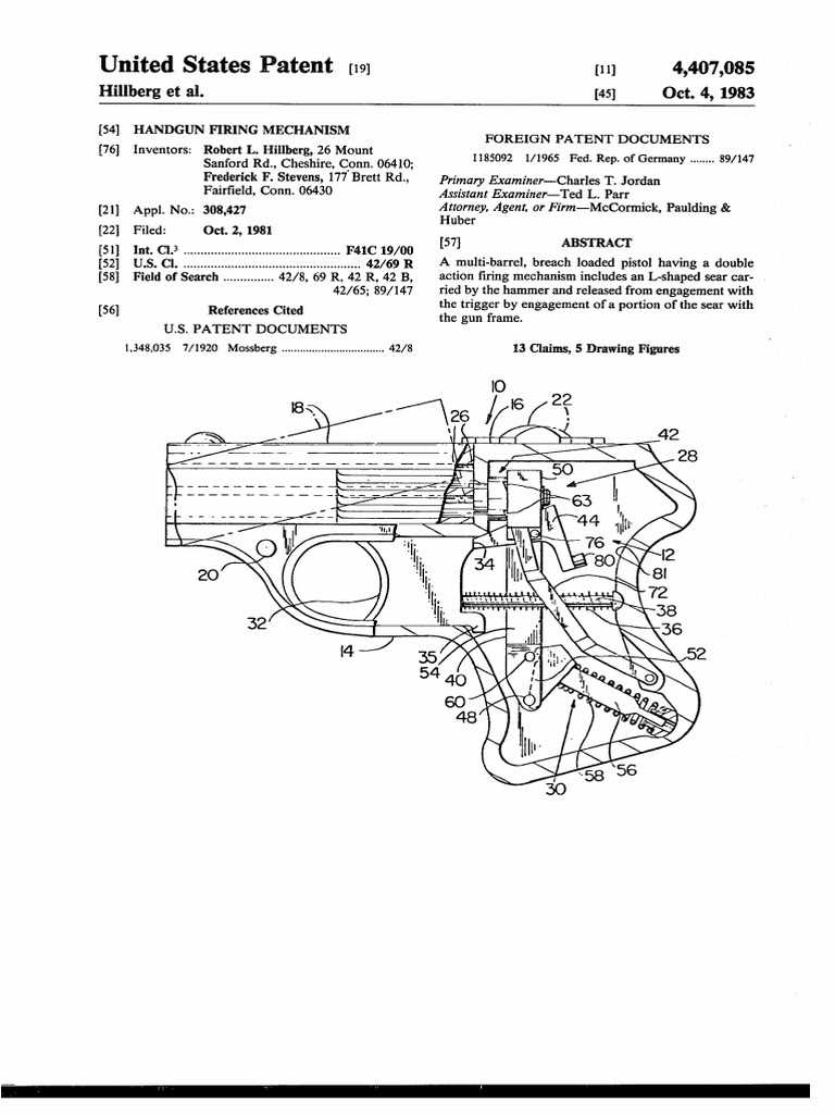 derringer parts diagram derringer parts diagram