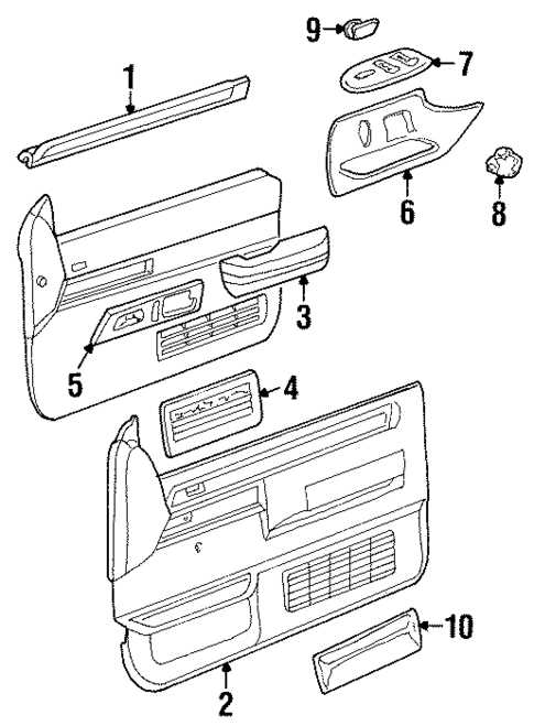 door silverado chevy silverado interior parts diagram