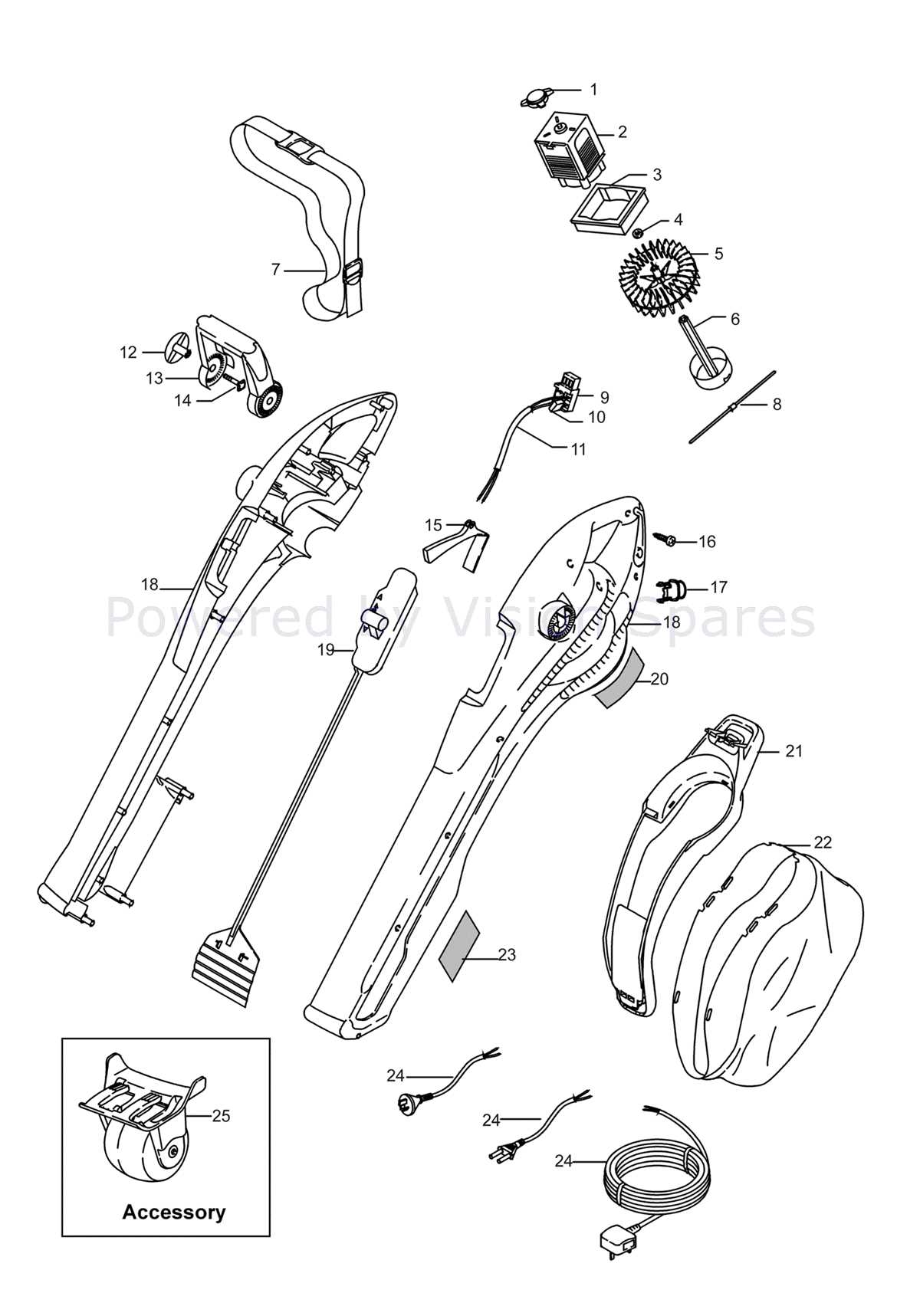dr leaf vac parts diagram