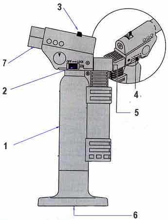 eagle torch lighter parts diagram