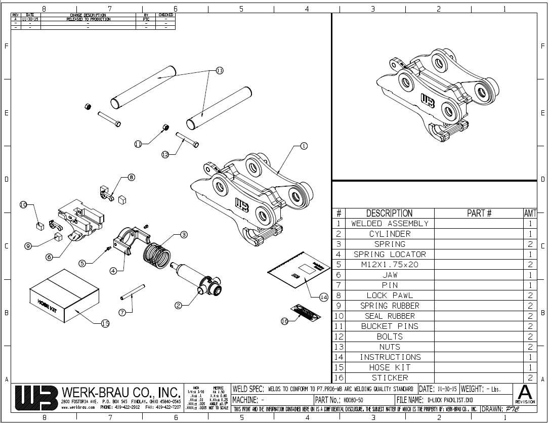 excavator diagram parts