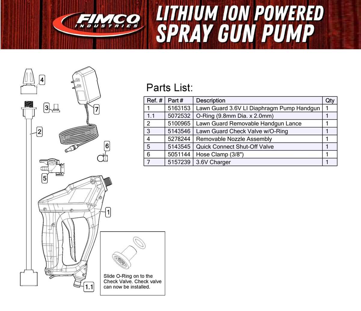 fimco sprayer pump parts diagram