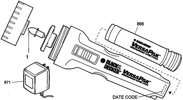 flashlight parts diagram