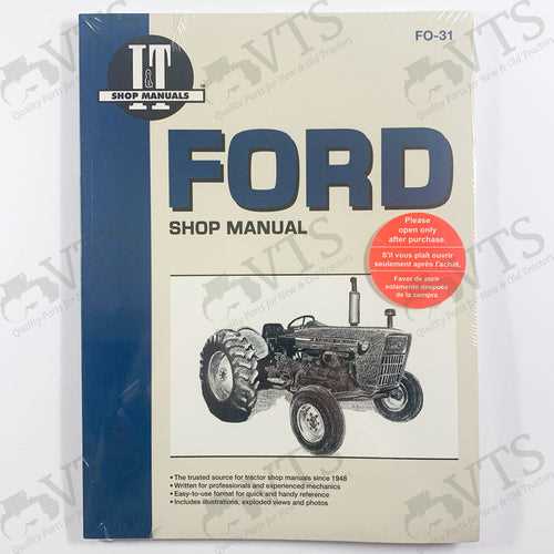 ford 4000 tractor parts diagram