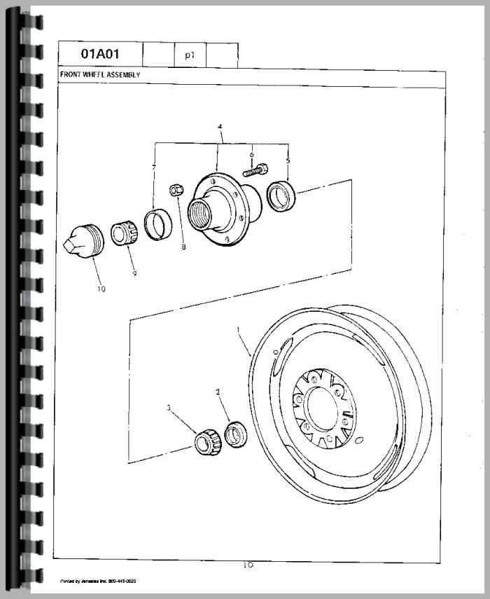 ford tractor parts diagram