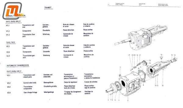 ford transit parts diagram