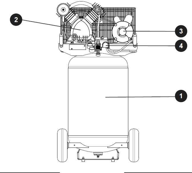 fortress air compressor parts diagram
