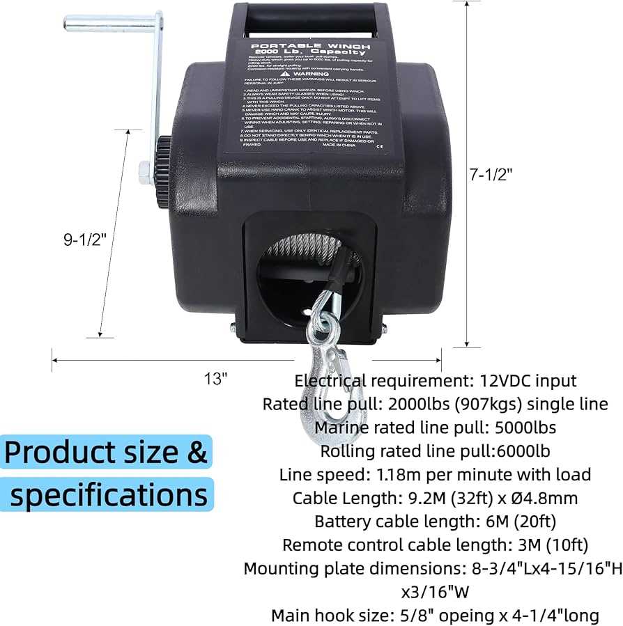 fulton winch parts diagram