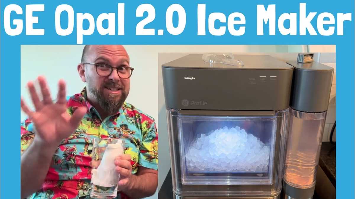 ge opal ice maker parts diagram