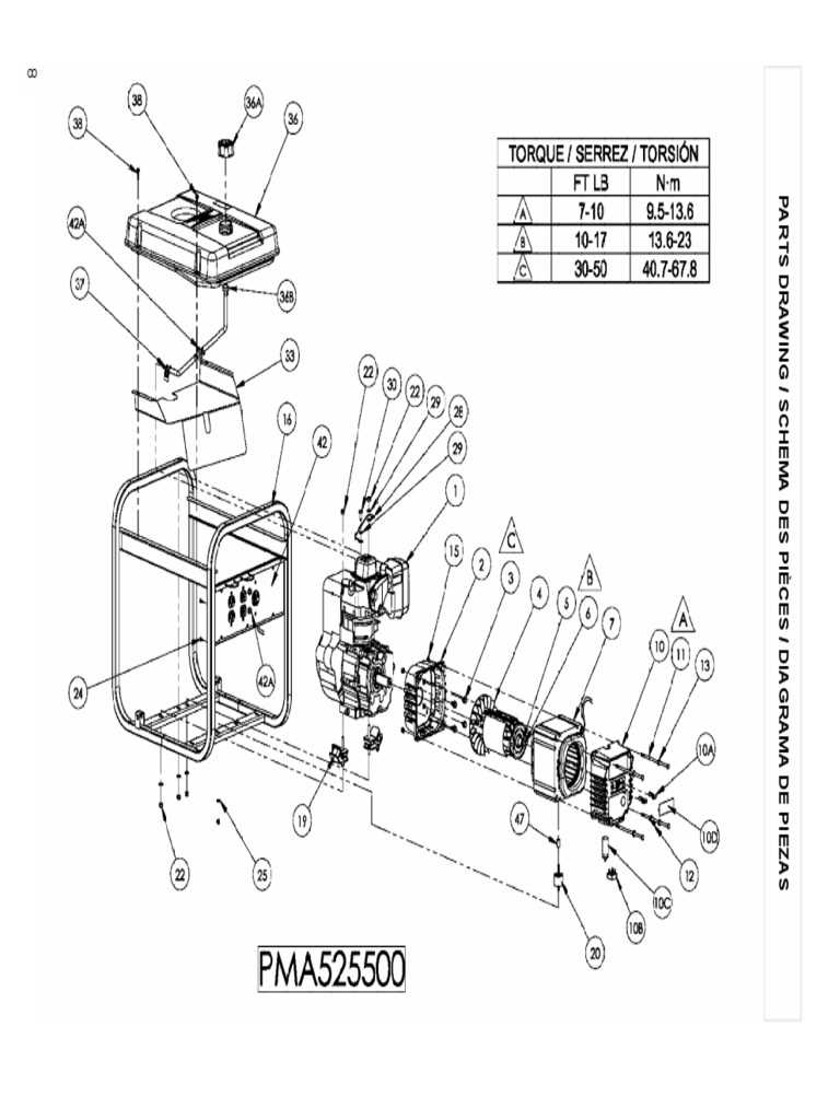 generator coleman powermate 5000 parts diagram