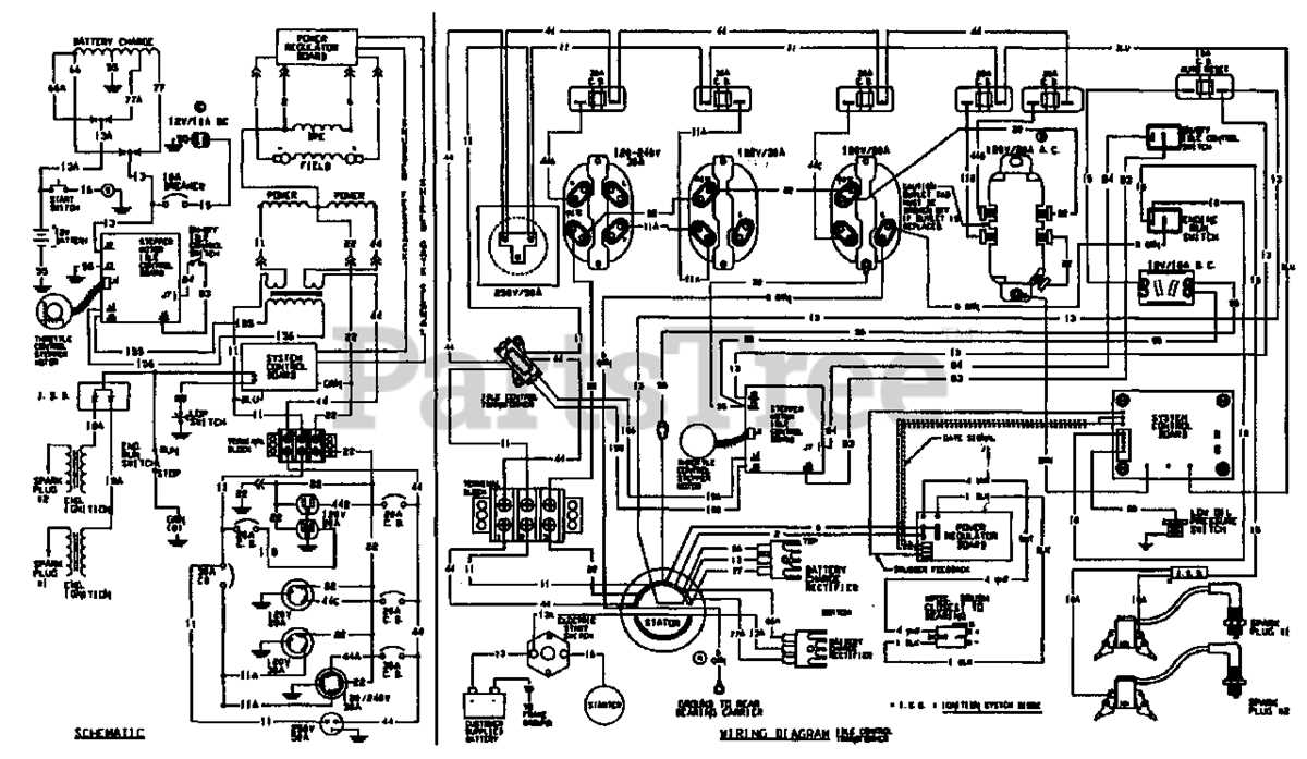 generator diagram parts