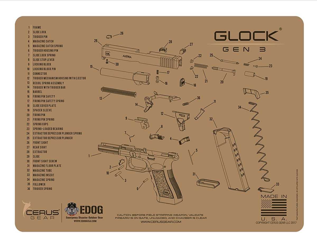 glock 23 parts diagram