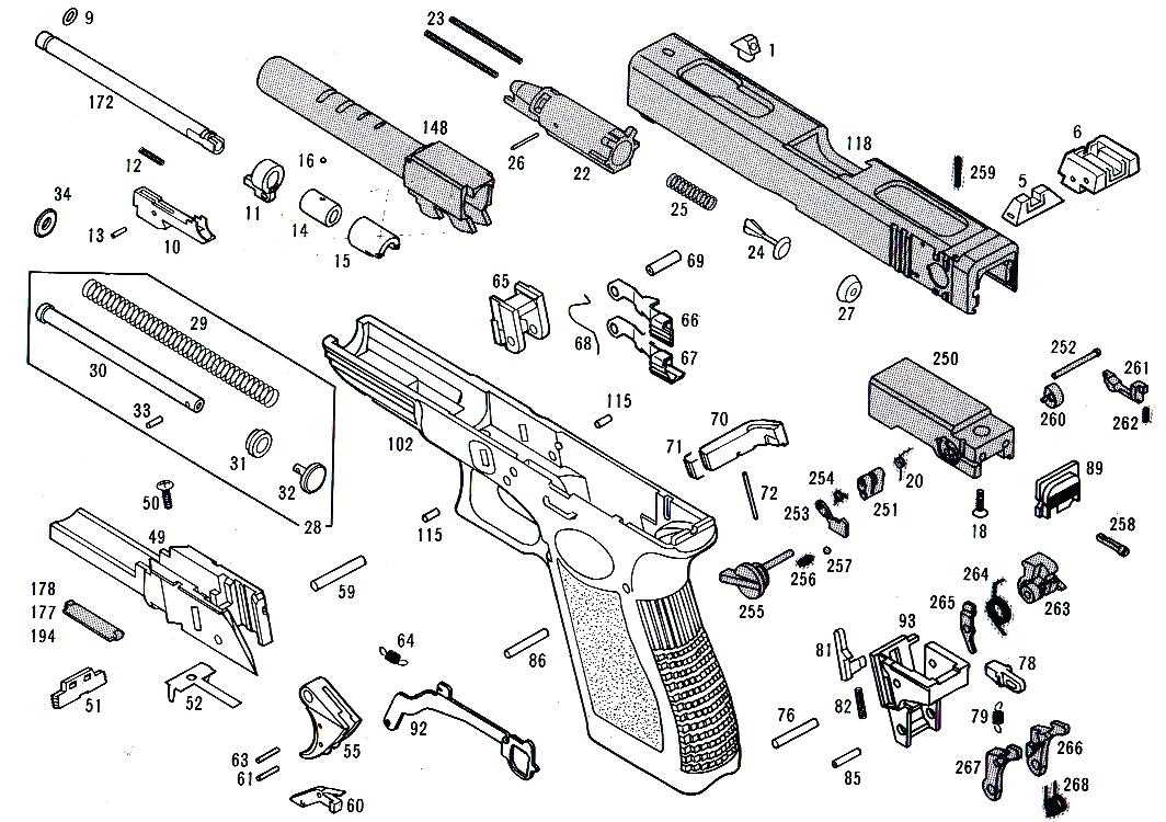 glock parts diagram gen 3