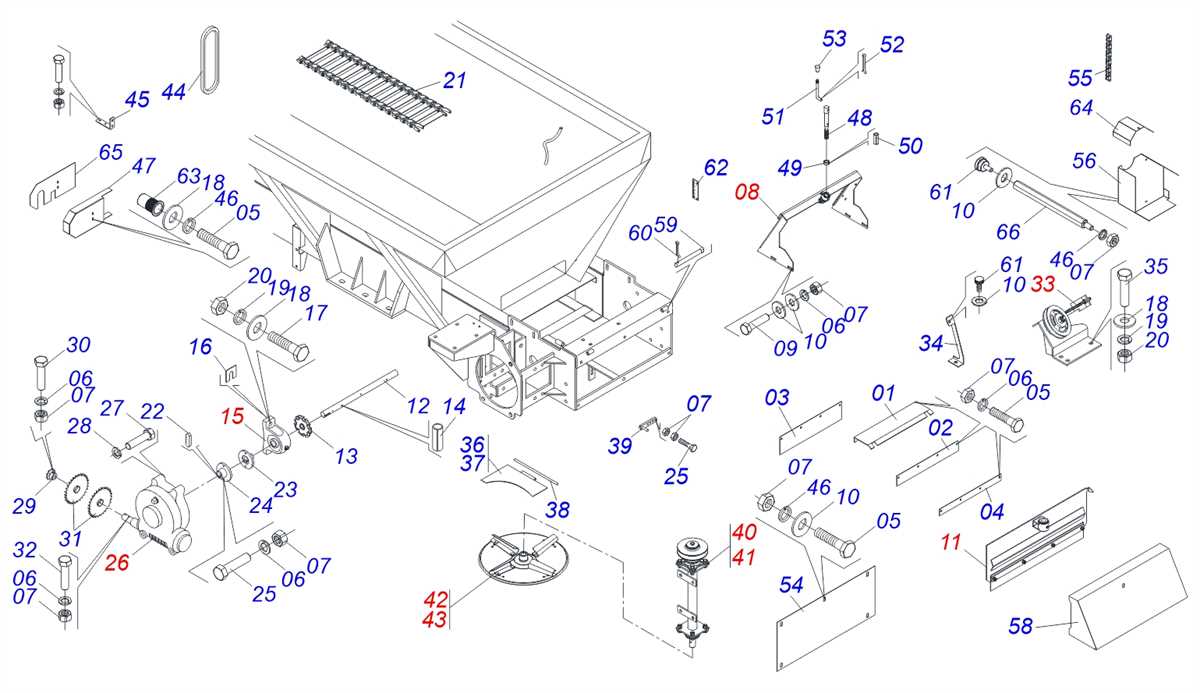 h&s manure spreader parts diagram