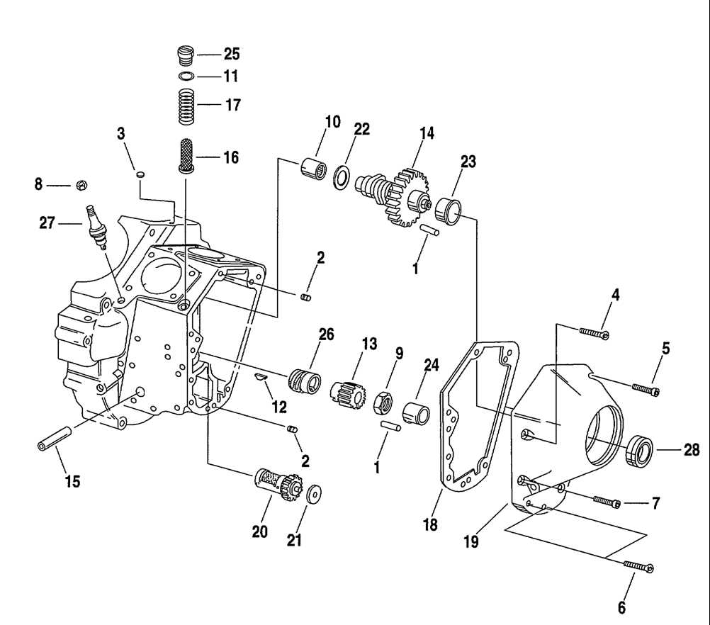 harley evo engine parts diagram