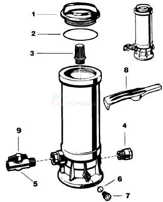 hayward chlorinator parts diagram
