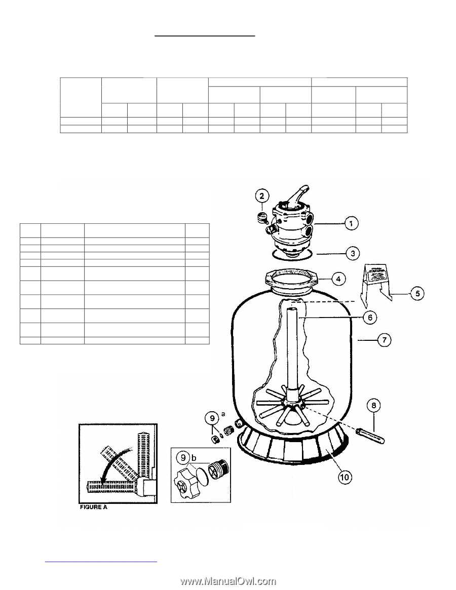 hayward de filter parts diagram hayward de filter parts diagram