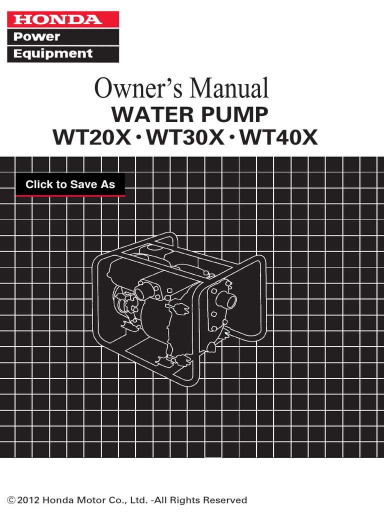 honda wt30x trash pump parts diagram