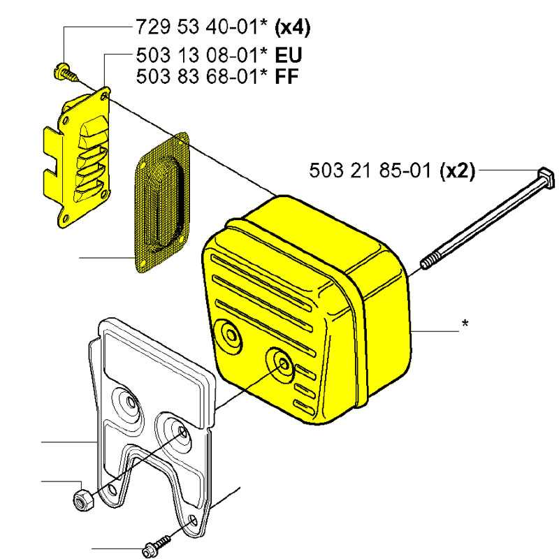 husqvarna 353 parts diagram