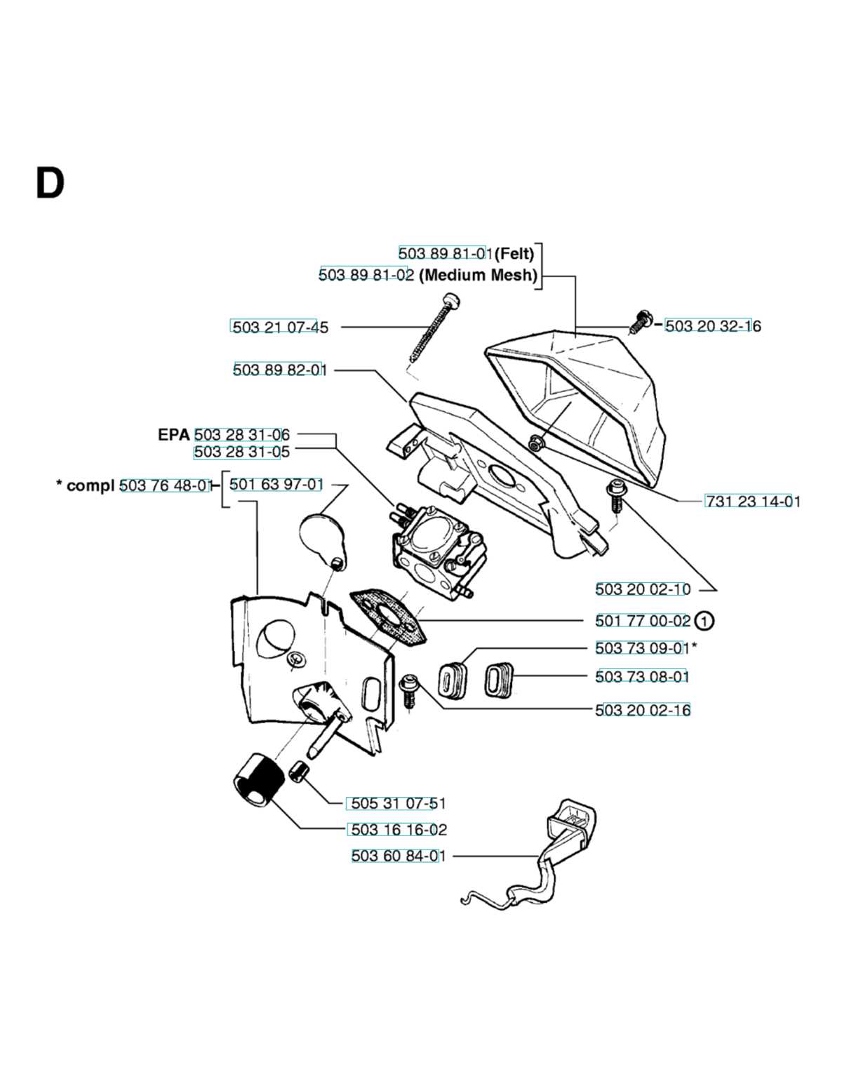husqvarna 51 parts diagram husqvarna 51 parts diagram