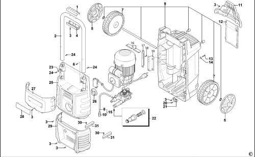 husqvarna pressure washer parts diagram