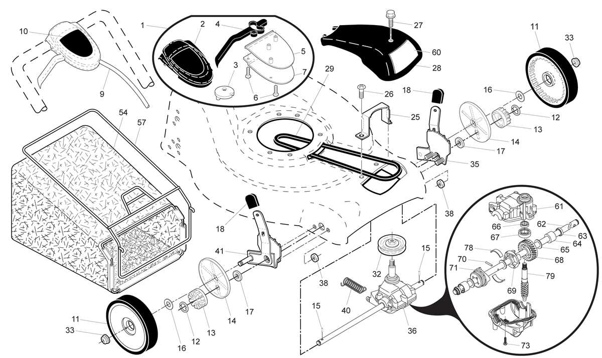 husqvarna self propelled mower parts diagram