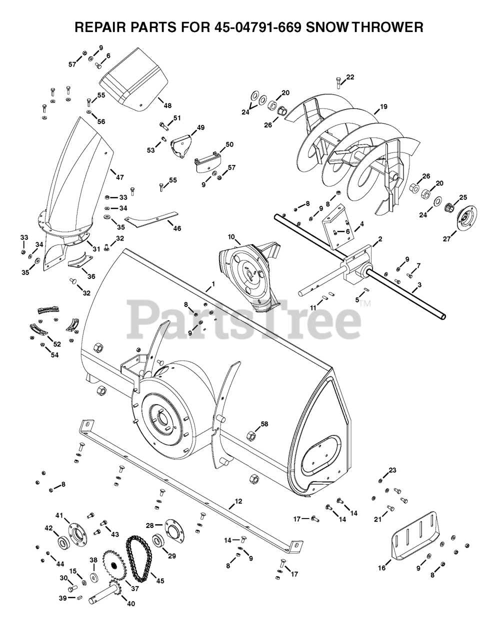 husqvarna snowblower parts diagram husqvarna snowblower parts diagram