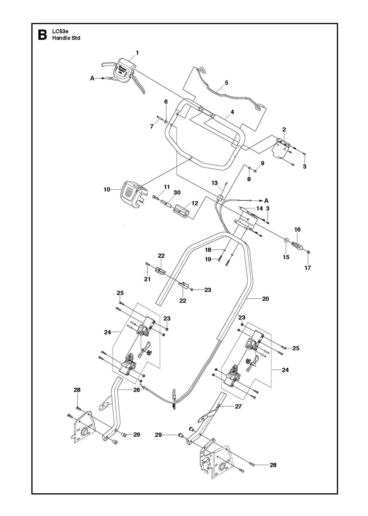 husqvarna zero turn parts diagram